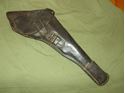 Picture of mid 1800s leather holster for percussion pistol
